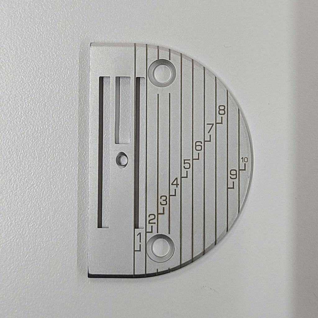 Juki DDL8700H plate with line gauge Sewing Gold